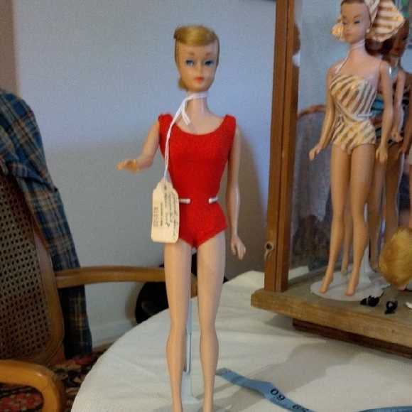1960s Vintage Barbie Swirl Ponytail Ash Blonde - Picture 1 of 6